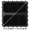 Forbo Coral Coral Click 12 mm dicht Vulcan Black 24x24