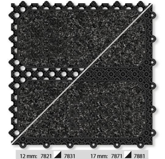 Forbo Coral Coral Click 12 mm open Hurricane Grey 24x24