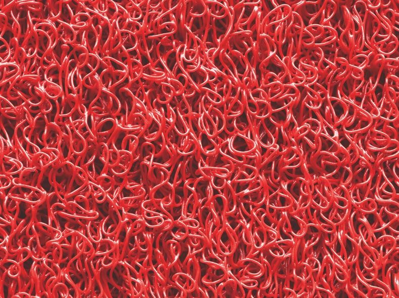Hamat Curly Mats 364 001 Red 40x60