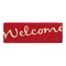 Hamat Ruco print welcome 147 720 red 26x75