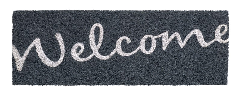 Hamat Ruco print welcome 147 723 turquoise 26x75